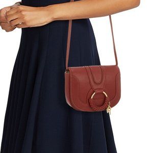See By Chloe HANA Saddle Crossbody LimitedEdition in Reddish Brown …